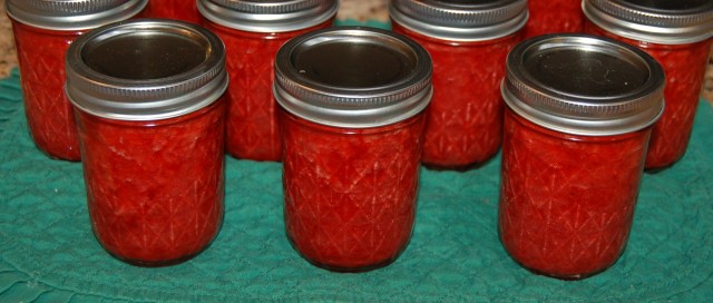 strawberryjam6-10 Nine jars of strawberry jam