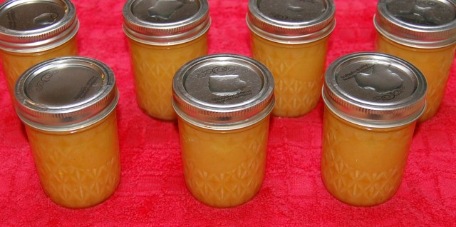 Spiced golden plum jam