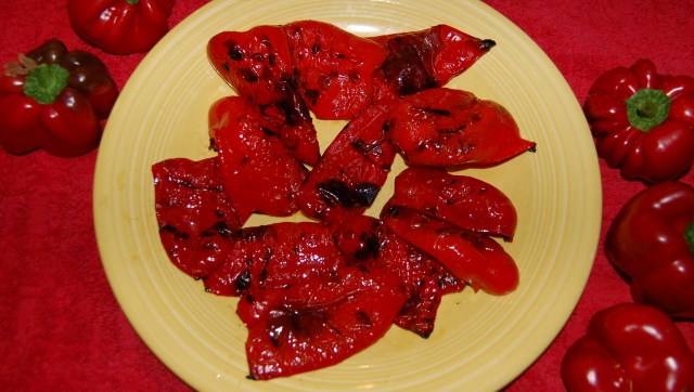 Grilled King of the North peppers