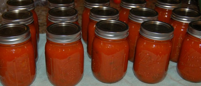 Second batch of tomato sauce Second batch of tomato sauce