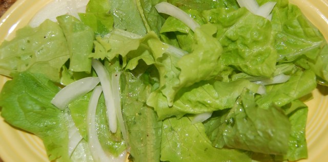 Fresh spring salad