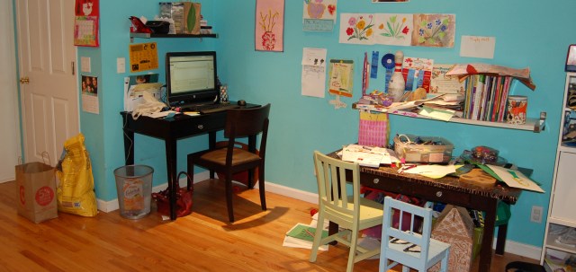 Family room, pre-purge